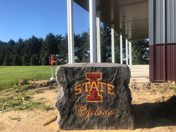 ISU Flag Pole Base