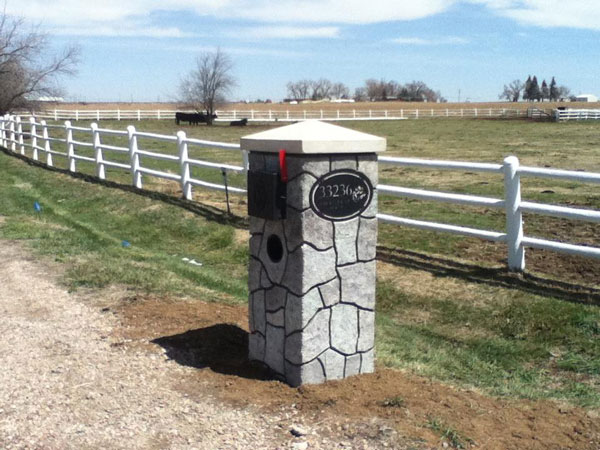 Mailbox Pillar
